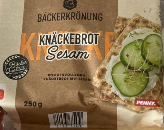 Фото - Knäckebrot sesam Bäckerkrönung