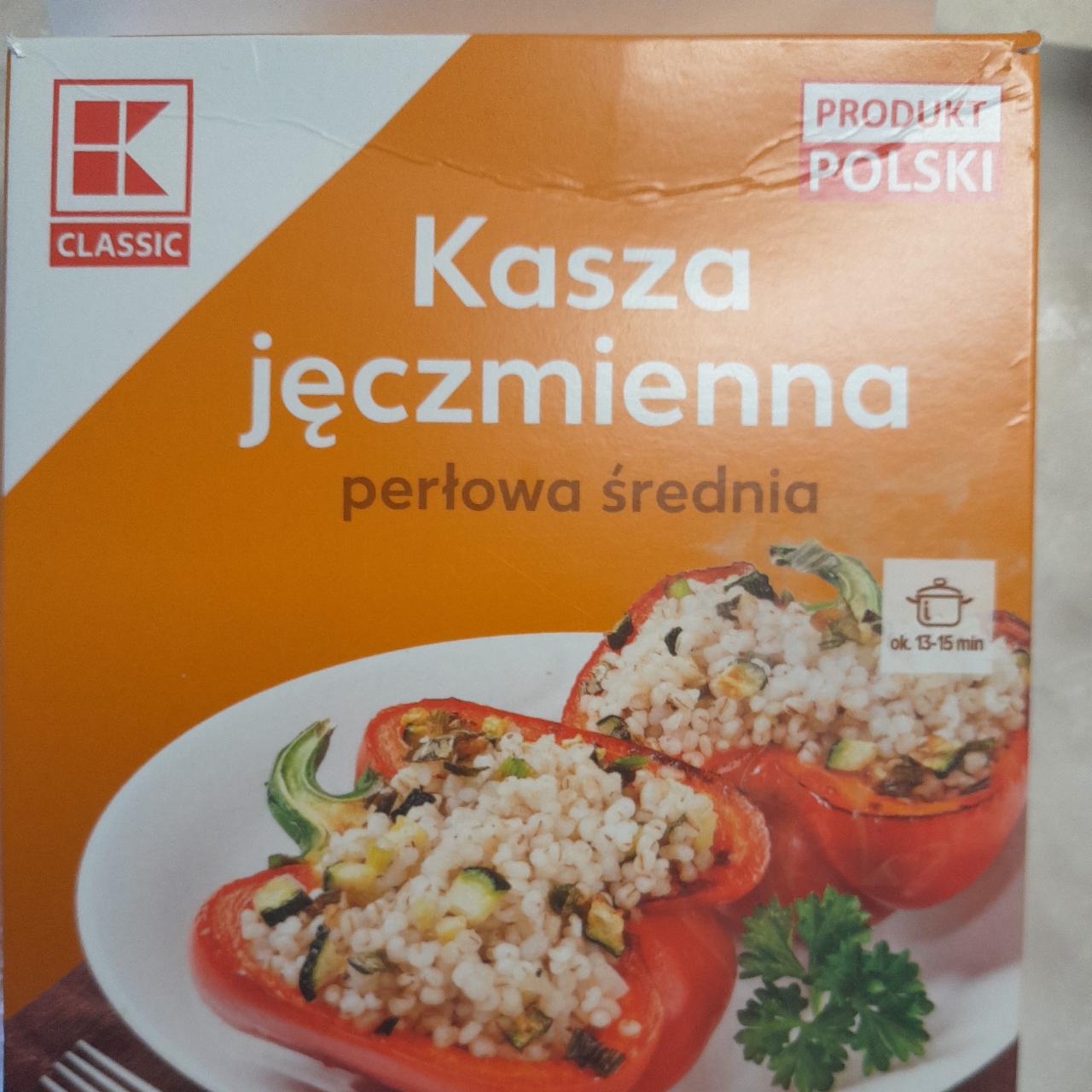 Фото - Kasza jęczmienna perlowa średnia K-Classic