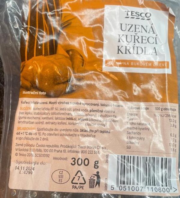 Фото - Uzená kuřecí křídla Tesco