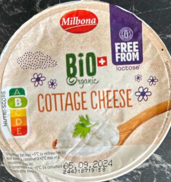 Фото - Bio organic cottage cheese Milbona