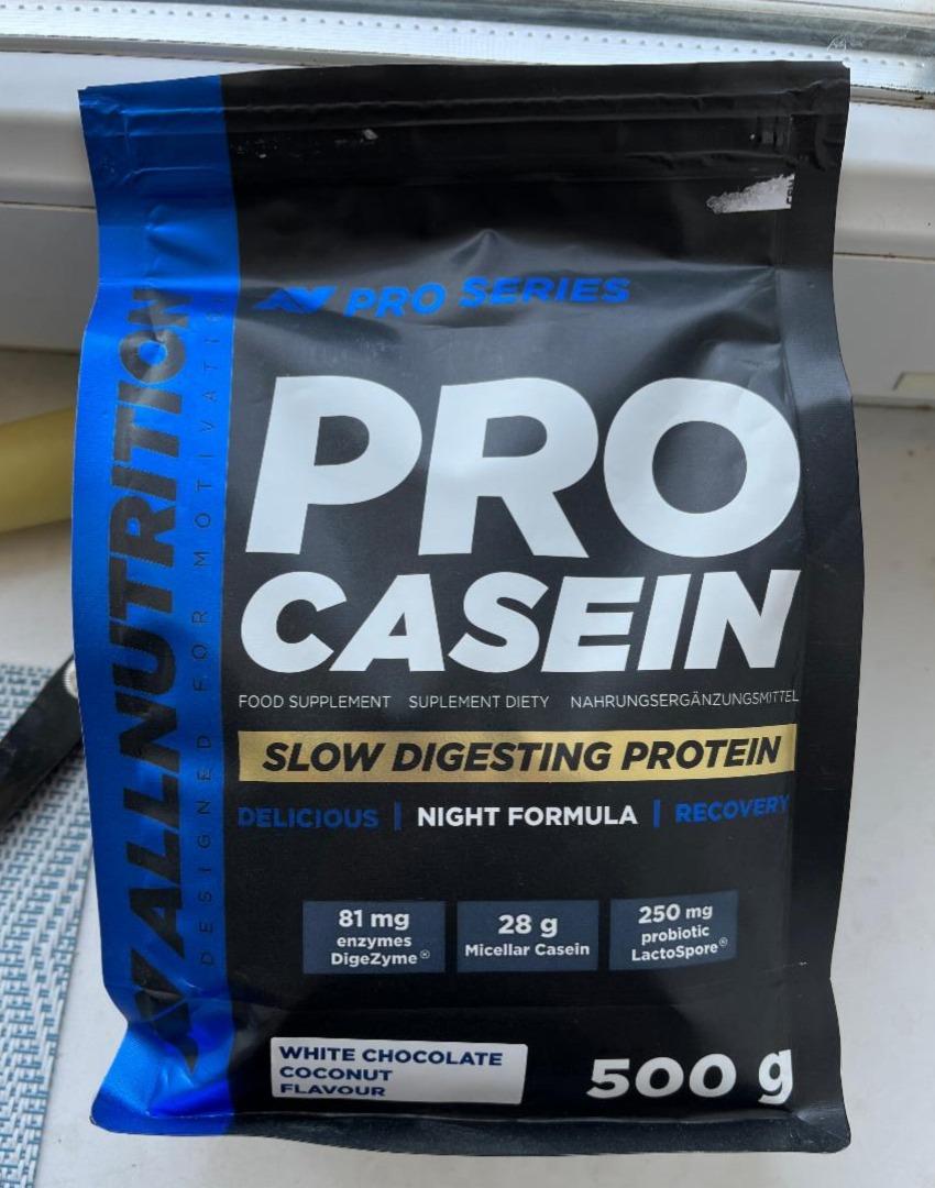 Фото - Протеїн Pro Casein White Chocolate Coconut Flavour AllNutrition