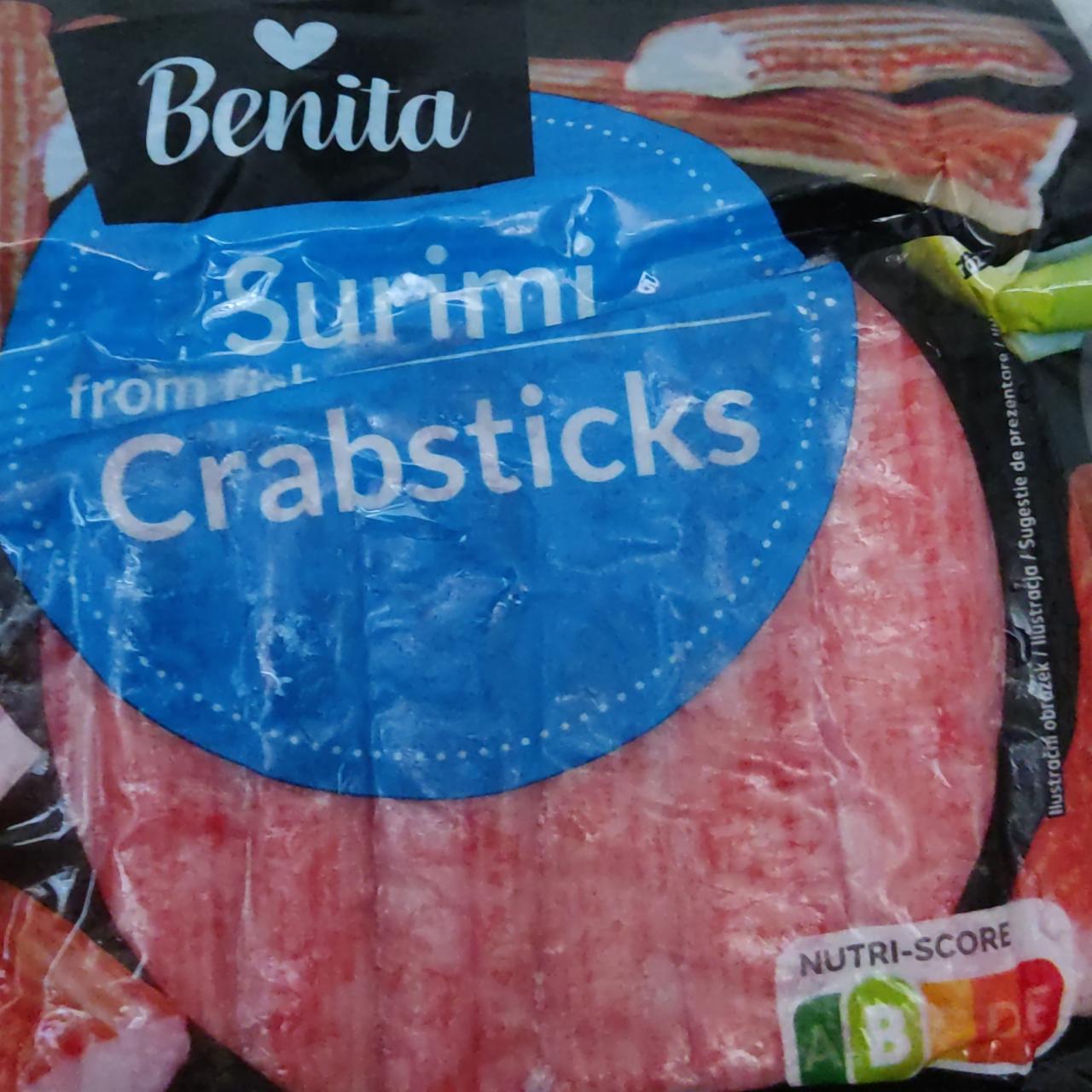 Фото - Surimi crabsticks Benita