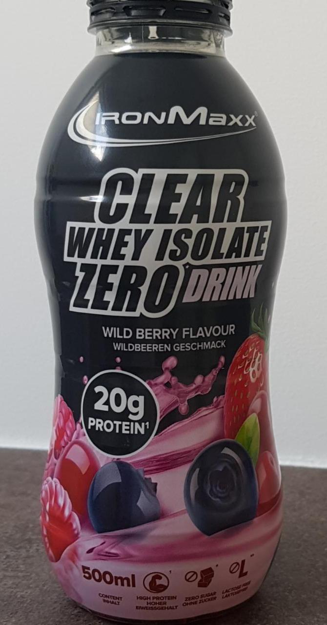 Фото - Clear Whey Isolate Zero Drink IronMaxx Nutrition