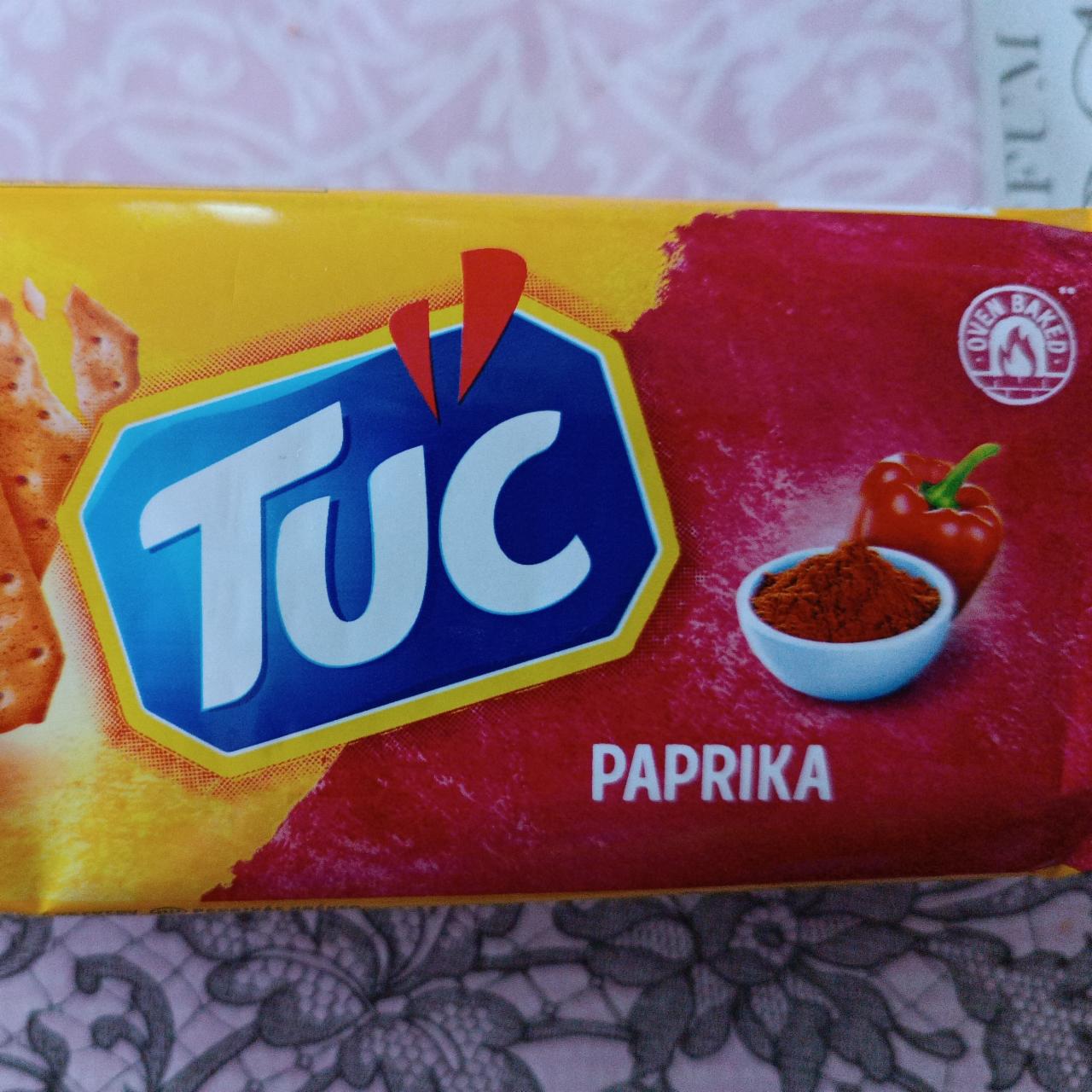 Фото - Крекер солоний зі смаком паприки Paprika Тук Tuc