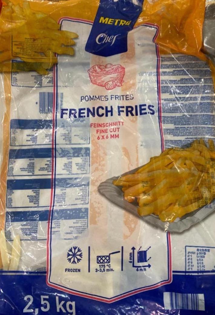 Фото - Pommes Frites French Fries Fine cut Metro Chef