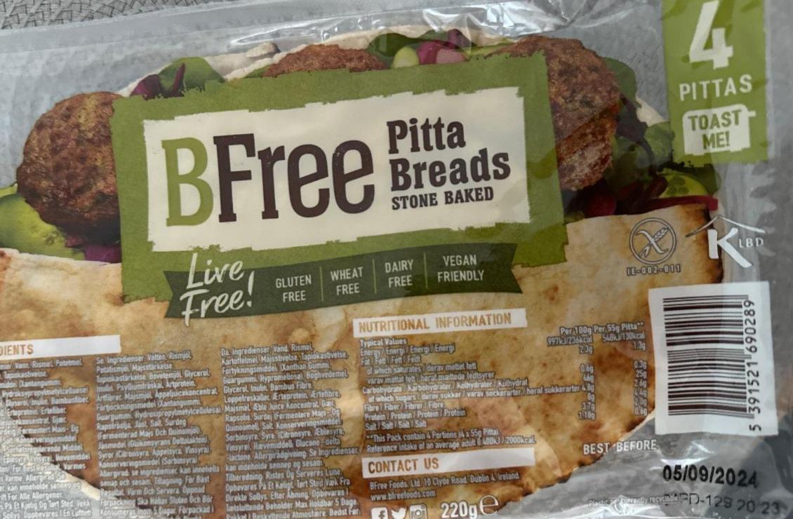 Фото - Stone baked pitta bread Bfree