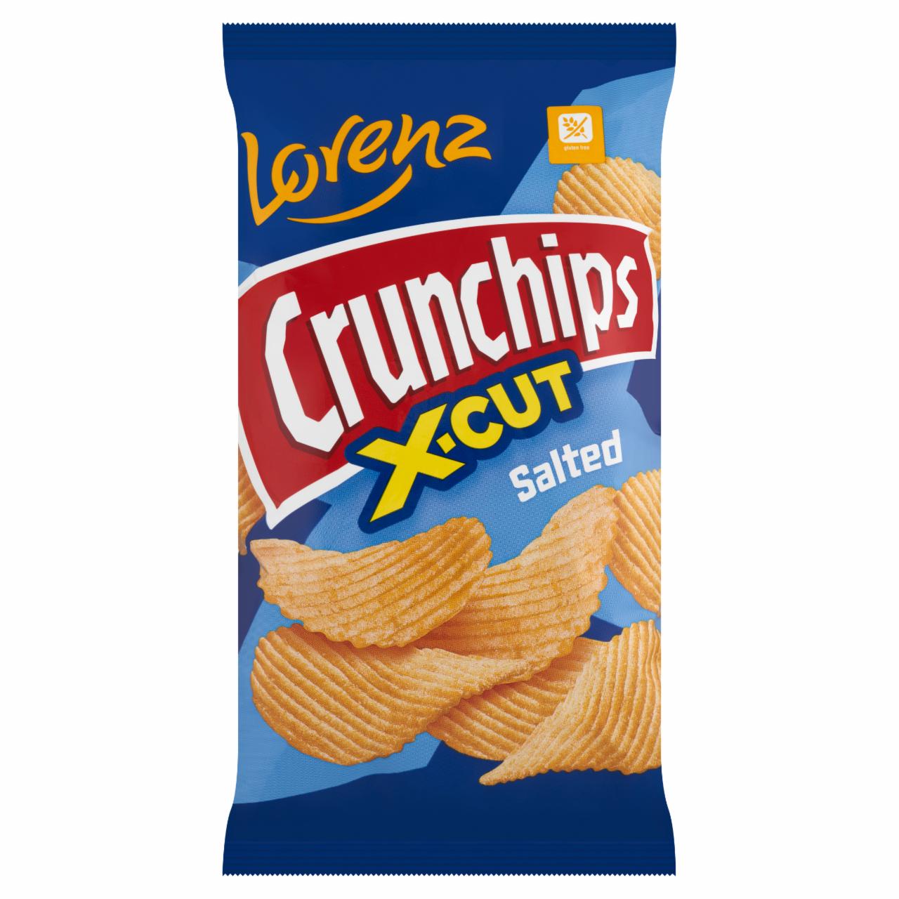 Фото - Чіпси картопляні Salted X-cut Crunchips Lorenz