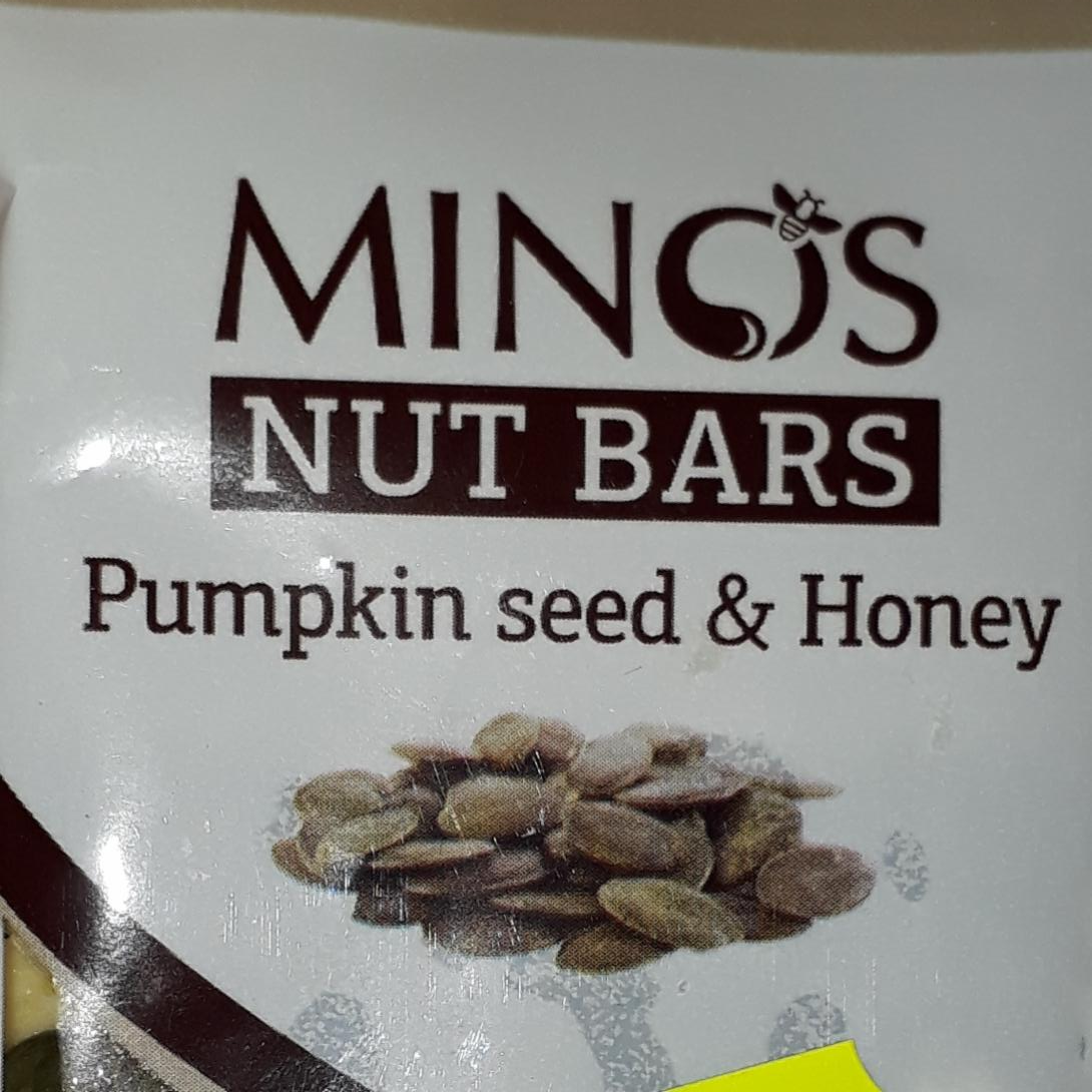 Фото - Nut bars pumpkin seeds and honey Minos