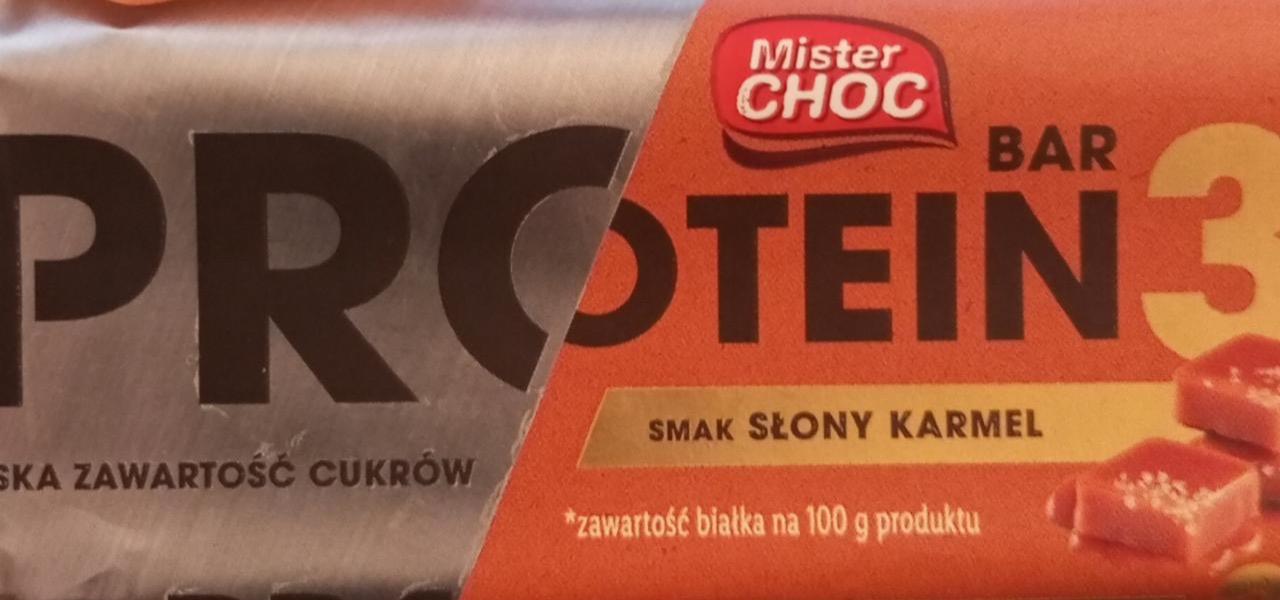 Фото - Protein bar 33% słony karmel Mister Choc