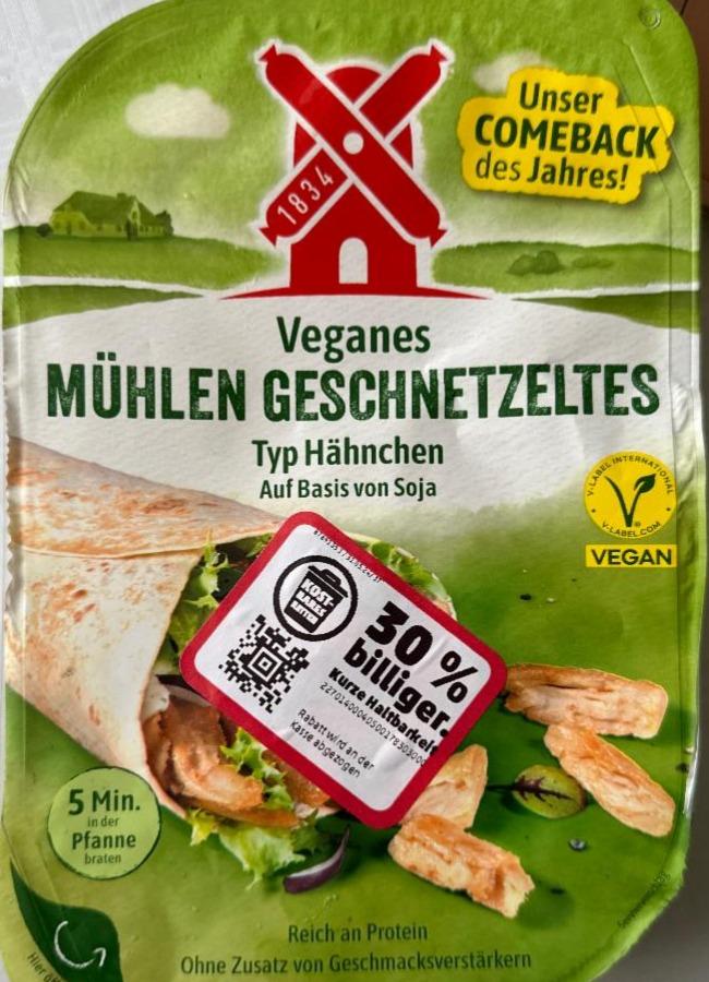 Фото - Veganes mühlen geschnetzeltes typ hähnchen Rügenwalder Mühle