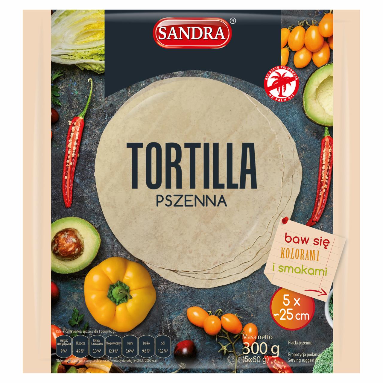 Фото - Tortilla pszenna Sandra