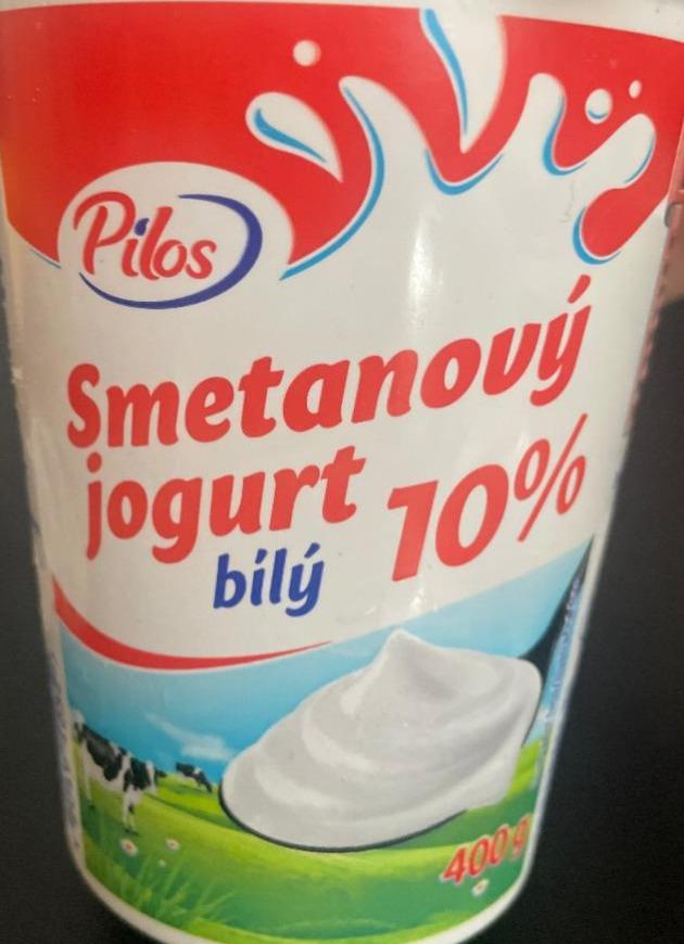 Фото - Smetanový jogurt bílý 10% Pilos