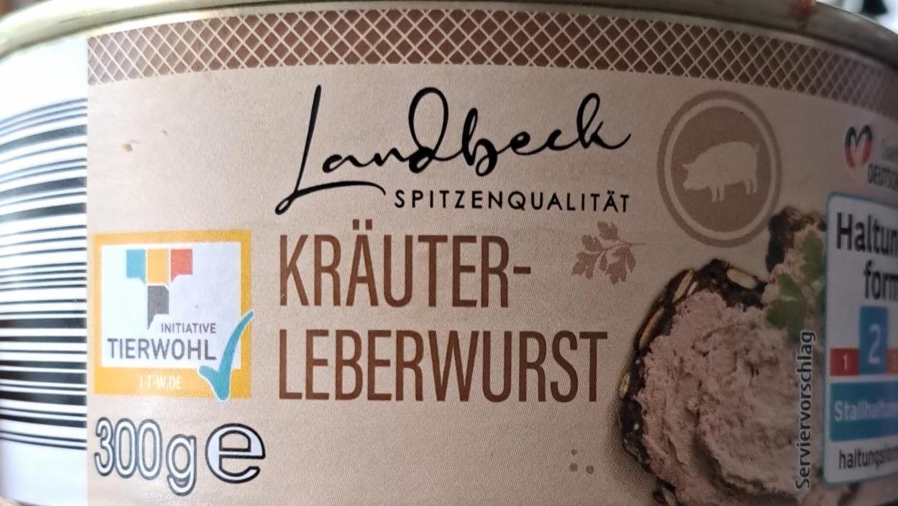 Фото - Kräuterleberwurst Landbeck