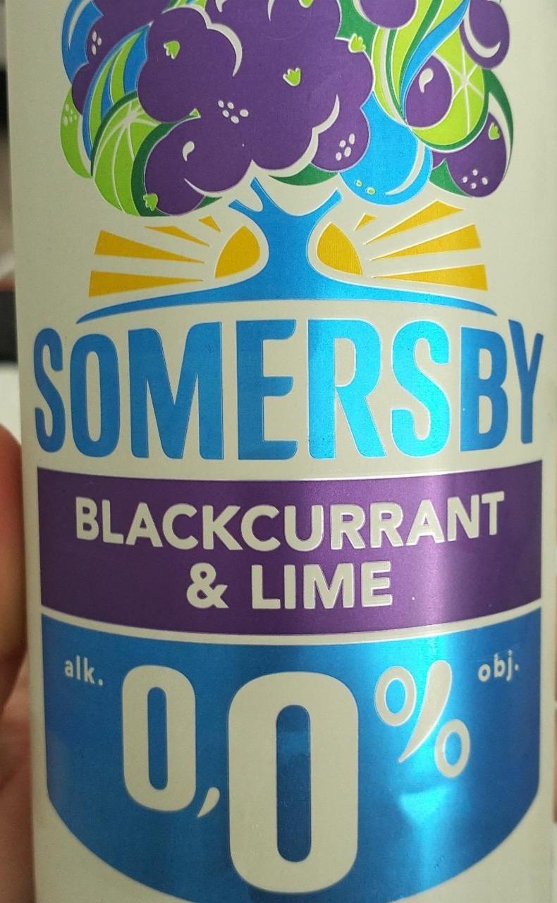 Фото - Blackcurrant & Lime 0,0% Somersby