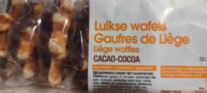 Фото - Liege wafels cacao-cocoa EveryDay