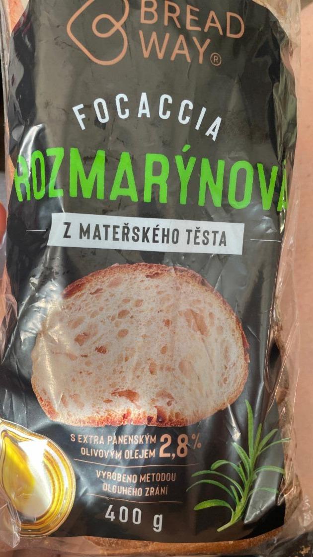 Фото - Focaccia rozmarýnová z mateřského těsta Breadway