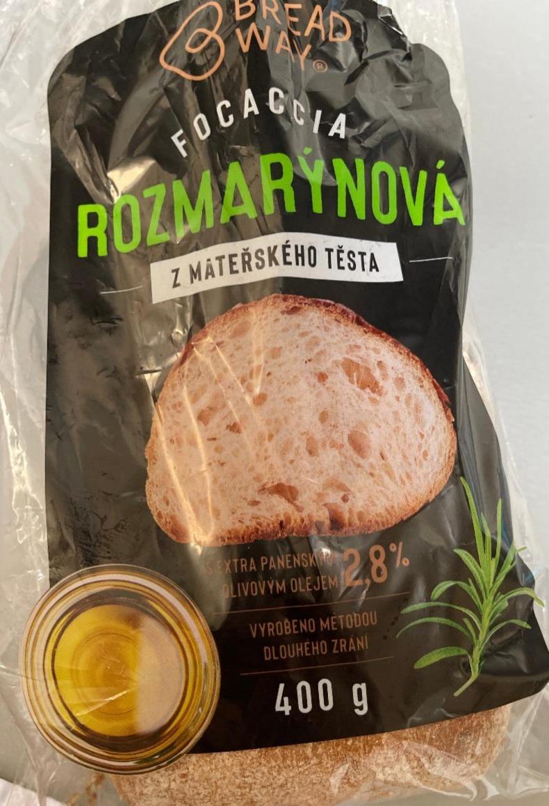 Фото - Focaccia rozmarýnová z mateřského těsta Breadway