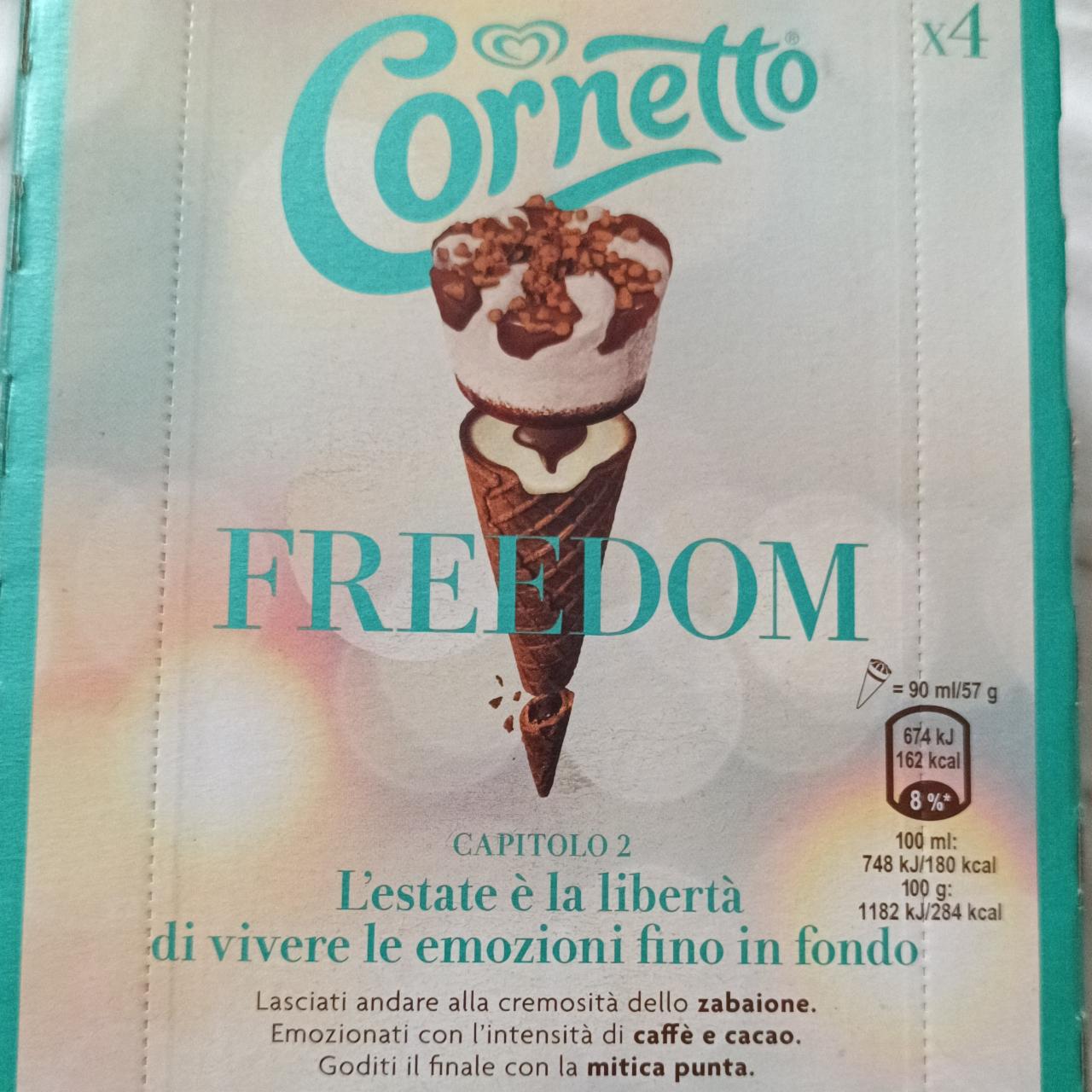 Фото - Морозиво Freedom Cornetto Algida