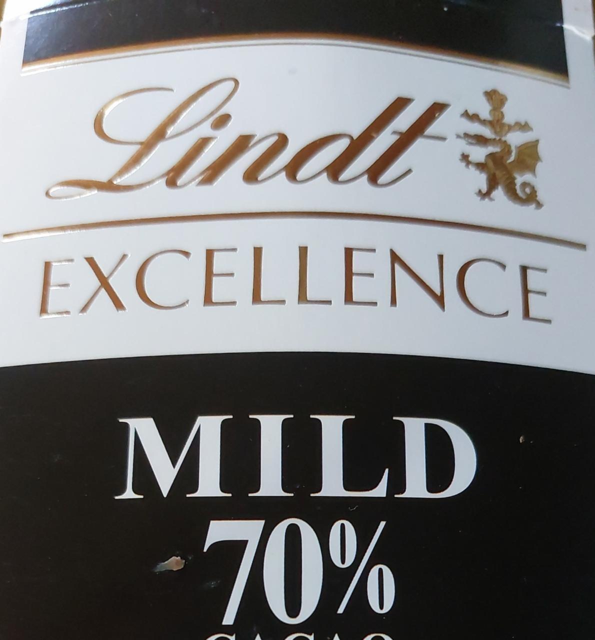 Фото - Шоколад Excellence Mild 70% Cacao Lindt