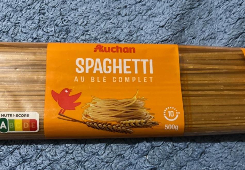 Фото - Спагеті цільнозернові Spaghetti Auchan