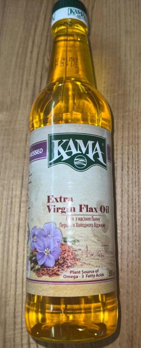 Фото - Олія з насіння льону нерафінована Extra Virgin Flax Oil Kama