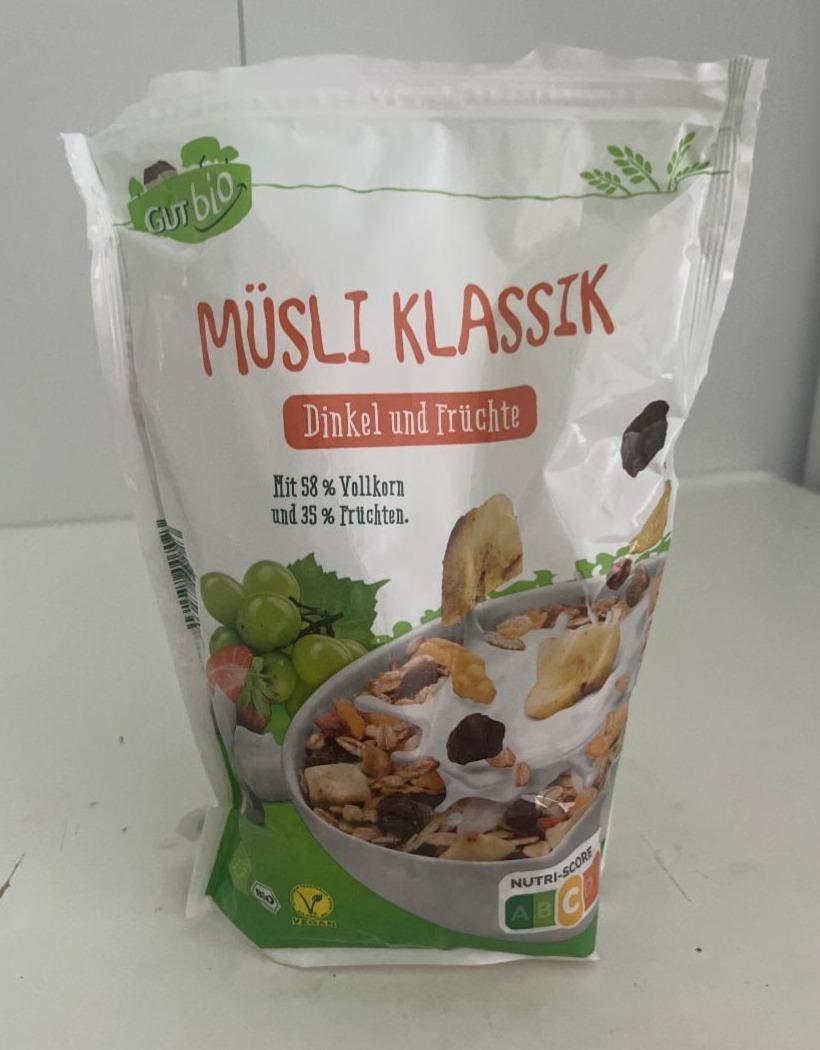 Фото - Musli klassik GutBio