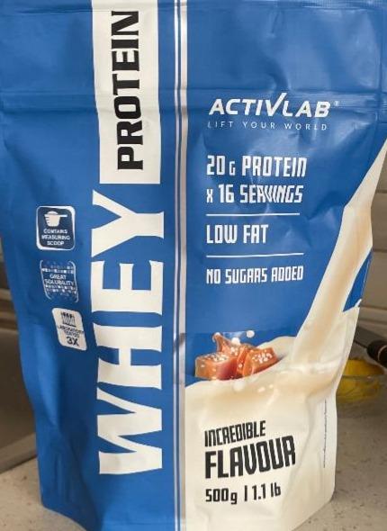 Фото - Whey protein incredible flavour slaný karamel Activlab