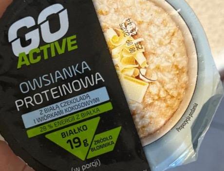 Фото - Owsianka proteinowa z biała czekolada i wiórkami kokosowymi Go Active