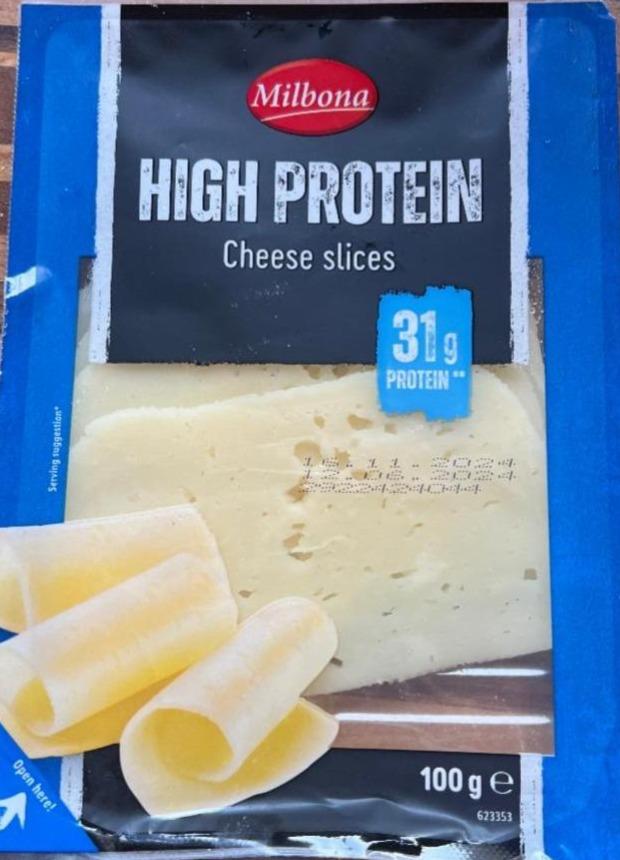 Фото - High protein cheese slices Milbona