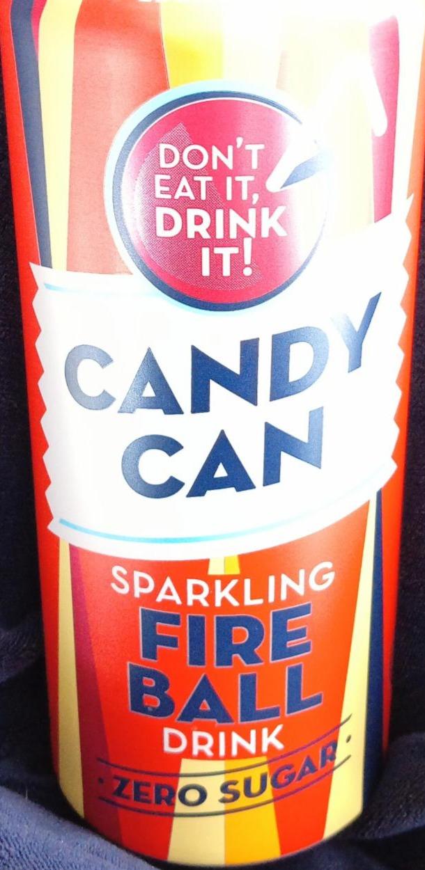 Фото - Sparkling Fire Ball Drink Candy can