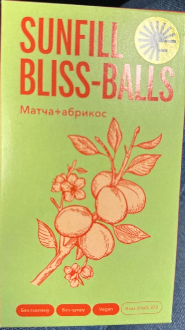 Фото - Цукерки матча-абрикос Bliss Balls Sunfill