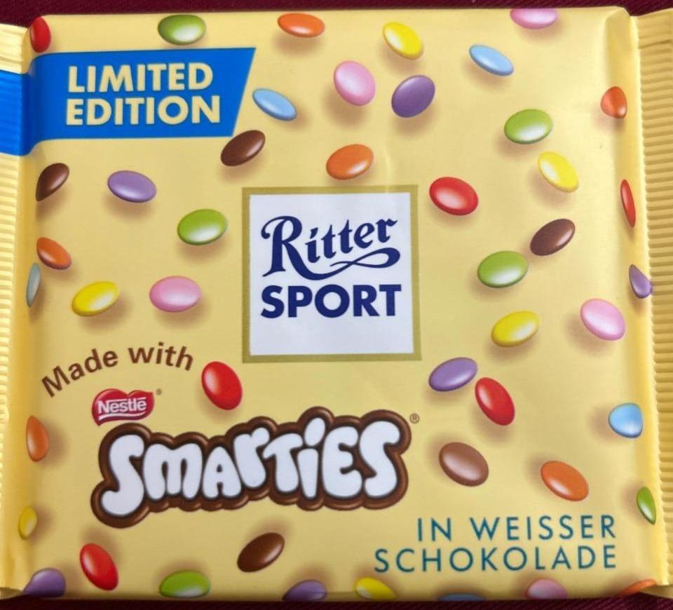 Фото - Nestlé Smarties in Weisser Schokolade Ritter sport