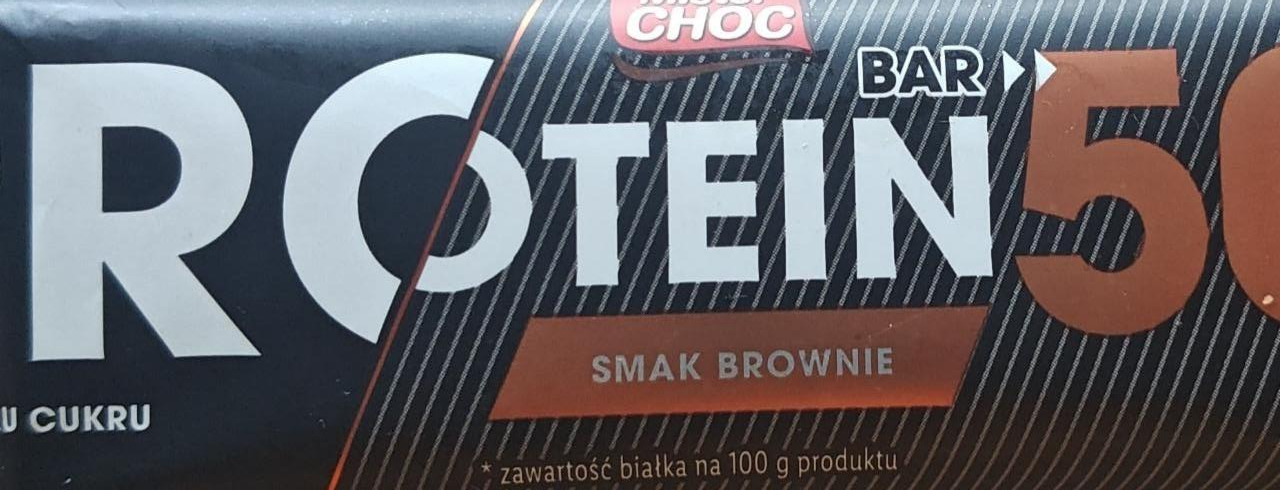 Фото - Protein bar 50% smak brownie Mister Choc