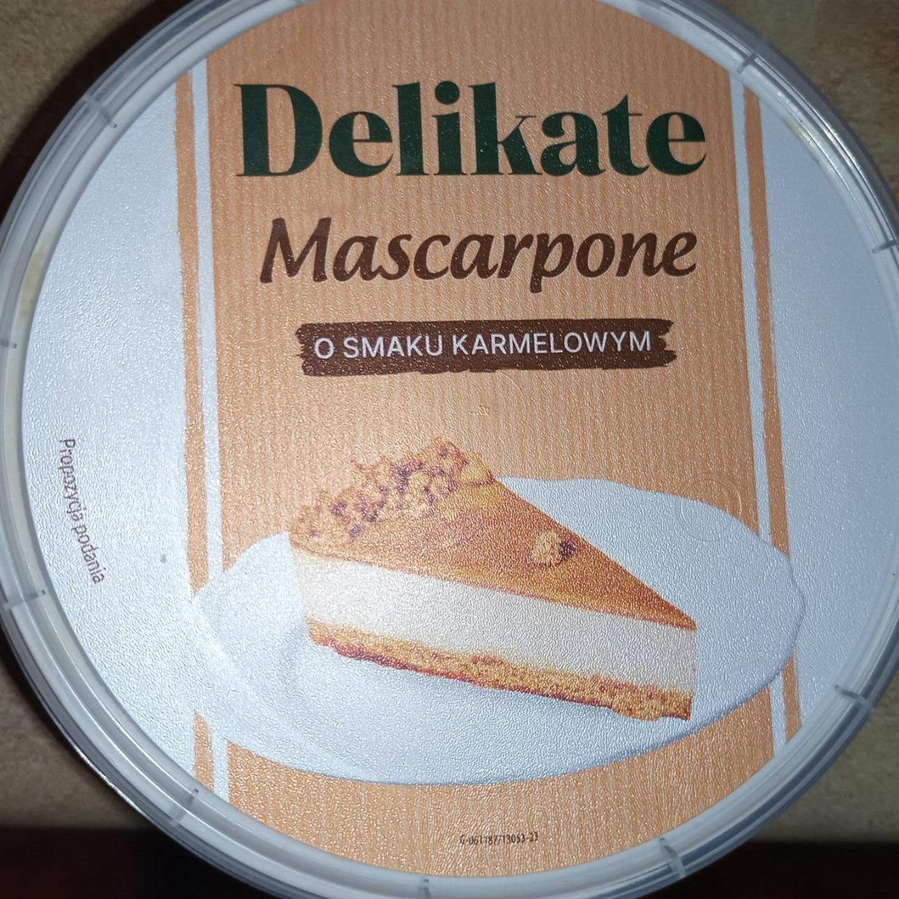 Фото - Mascarpone o smaku karmelowym Delikate