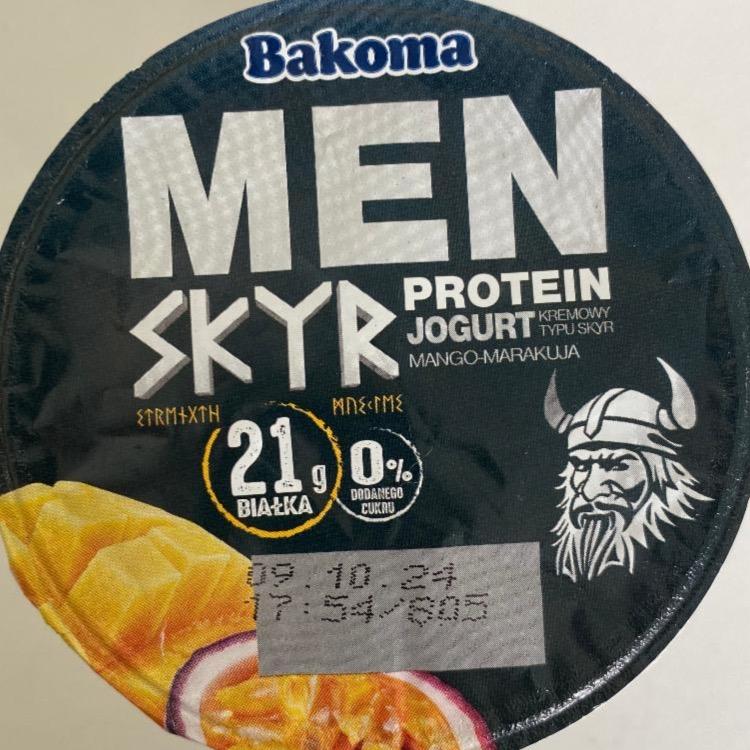 Фото - Men skyr protein jogurt mango-marakuja Bakoma