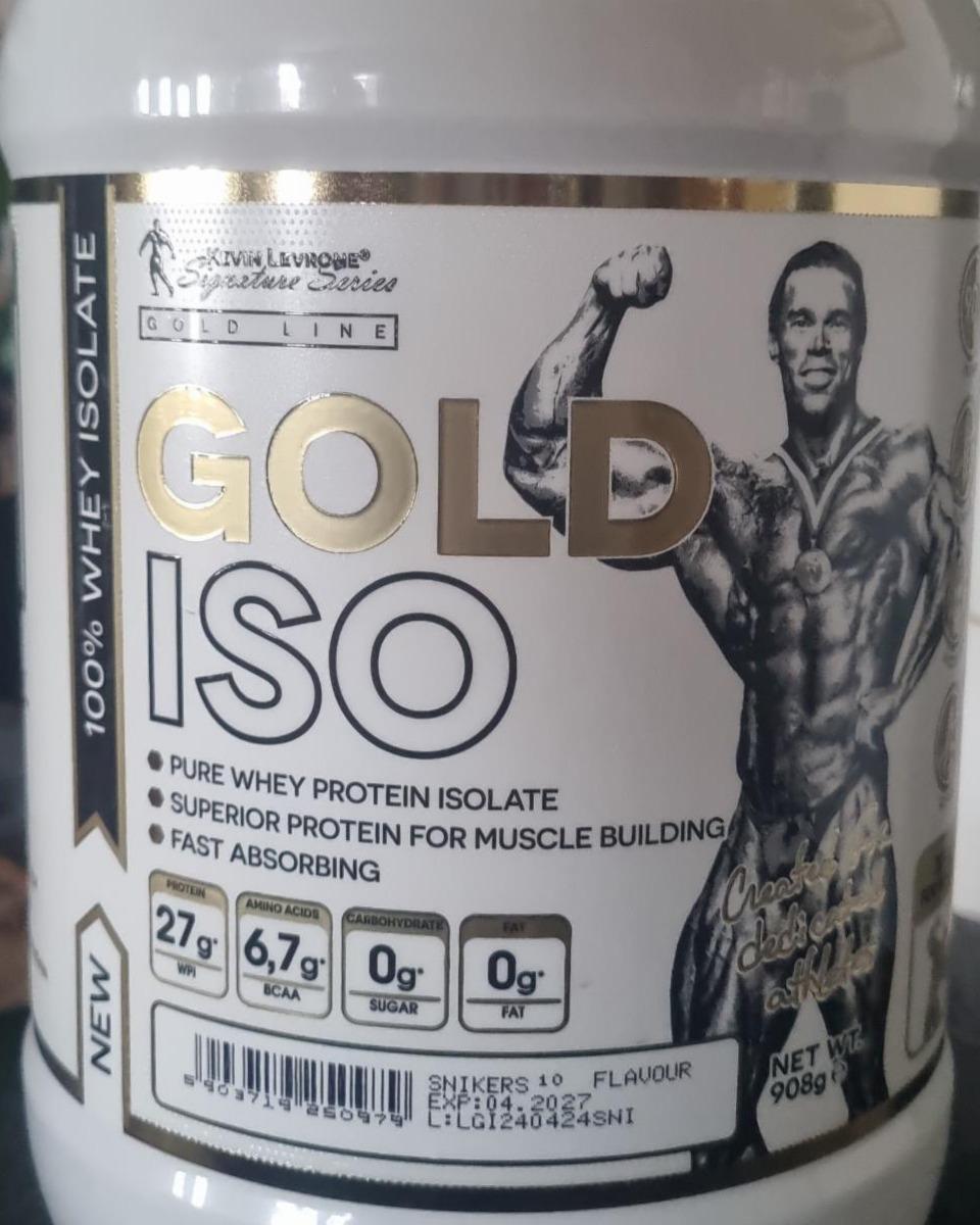 Фото - Харчова добавка gold iso Kevin Levrone