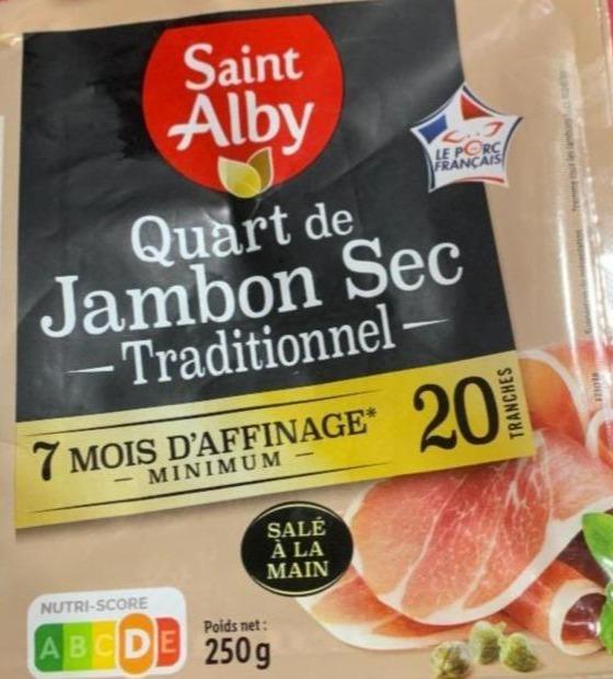 Фото - Quart de jambon sec Traditionnel Saint Alby