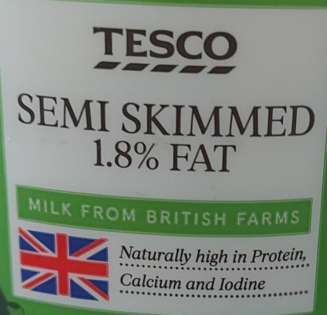 Фото - Semi Skimmed 1,8% Fat Tesco