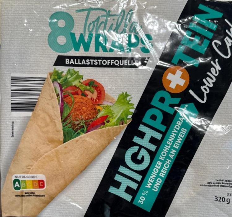 Фото - Eiweißreiche Weizentortilla 8 Wraps Korn Mühle