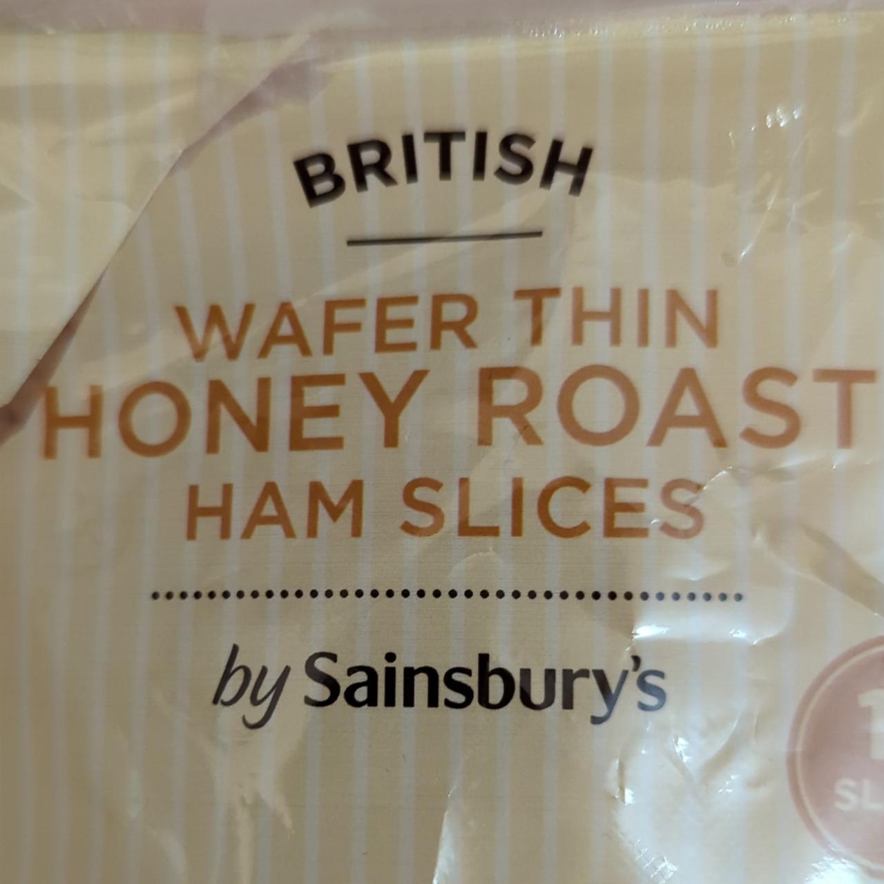 Фото - British Wafer Thin Honey Roast Ham Slices by Sainsbury's